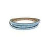 Triple turns bracelet, 8474 Nude Blue - 8711-36329