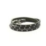 Bracelet wrap en cuir 8474 CEDELLA Noir - 8711-36330