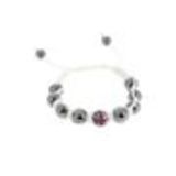 Bracelet shamballa Drapeau Anglais Blanc - 2531-36336