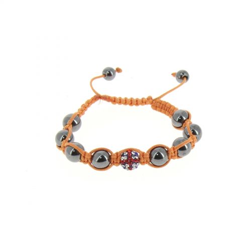 English flag shamballa bracelet, LEONI