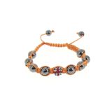 Bracciale shamballa con bandiera inglese, LEONI