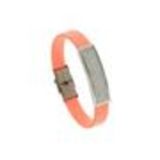 Leatherette bracelet ALARA Orange - 7894-36346