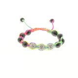 Bracciale Shamballa 3 sfere in ceramica disco, MARION