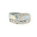 Bracelet wrap cloutés strass NAIKA Bleu - 9702-36388