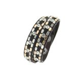 Wrap Armband besetzt Strass Naika