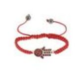 Bracelet fantaisie, Main de Fatima, AOH-61 Rouge - 6088-36505