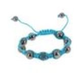 Bracelet shamballa à cristaux Bleu - 2118-36512
