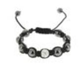 Bracelet shamballa 7 disco ball, drapeau anglais