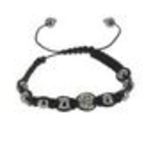 Bracelet shamballa 7 disco ball, drapeau anglais