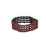 bracelet B044-2 strass de 4 rangées Rouge - 1774-36542