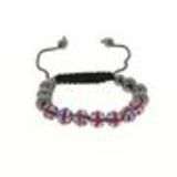 Bracelet Shamballa couleur Drapeau Anglais Noir - 1783-36544