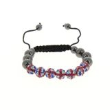 Braccialetto Shamballa con bandiera inglese, YSIA