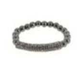 Bracelet shamballa mille strass AOH-91 Gris - 1919-36546