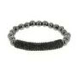 Bracelet shamballa mille strass AOH-91 Noir - 1919-36547