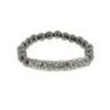 Bracelet shamballa mille strass AOH-91 Noir-blanc - 1919-36550