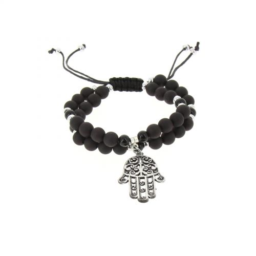 Bracelet shamballa main de fatima en perles, WENDY