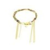 Collier ou Bracelet, tresse, AON-12 Marron - 1553-36590