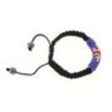 Bracelet shamballa mille strass, drapeau anglais AOH-93 Noir - 1934-36597