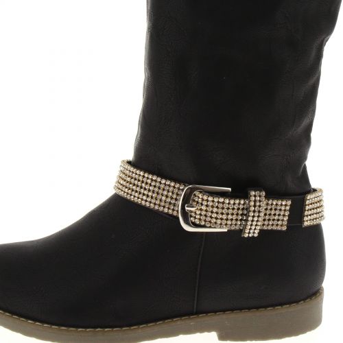 Paire de bijoux de bottes strass LAIMA