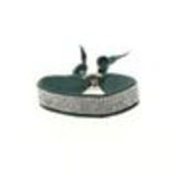 Bracelet strass et velour Vert - 6210-36703