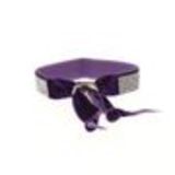 Bracelet strass et velour Violet - 6210-36707