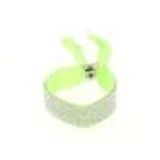  Bracelet ruban 8 rangées de strass Vert fluo - 4924-36805
