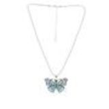 Collier fantaisie Papillon RUBY Bleu - 10193-37047