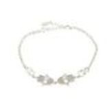 Bracelet a main de Fatima strass Argenté - 9318-37067