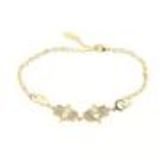 Bracelet strass , BR60-6 Or Golden - 9318-37068