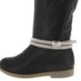 Paire de bijoux de bottes deux tours TANINA Taupe - 9632-37084