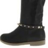 HADASSA pair of boot's jewel Black (Golden) - 4203-37107