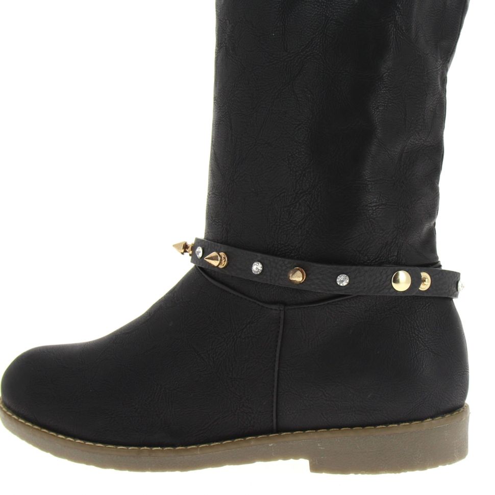 Paire de bijoux de bottes HADASSA Noir (Doré) - 4203-37107