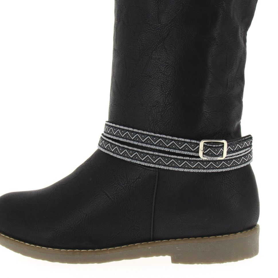 Paire de bijoux pour bottes LOU-EVA Noir (Gris) - 6050-37109