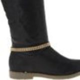 1 x Jewel boots cloutés, DH005 Black-Gold