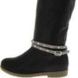 Paire de bijoux de bottes 2 tours strass WIEM Gris - 6616-37126