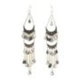 Boucles d'oreilles 13 cm CELIA Argenté - 10202-37246