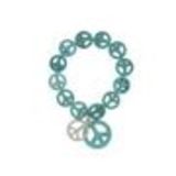 bracelet acrylique Bleu - 5196-37250