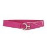 Ceinture élastique, boucle à strass, 2553 noir Fuchsia - 7746-37251