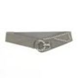 Ceinture similicuir élasthanne Angele Gris - 7746-37252