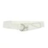 Ceinture élastique, Noeud papillon, LD3883 Blanc - 7746-37255