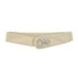 Ceinture similicuir élasthanne Angele Beige - 7746-37256