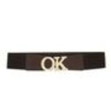 Ceinture élastique large OK, QL41 Noir Marron - 8571-37259