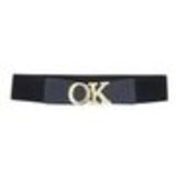 Ceinture élastique large OK, QL41 Noir Bleu pétrole - 8571-37260