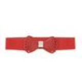 Ceinture élastique large, Noeud papillon, LD4592 Corail - 8539-37280