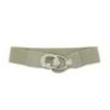 Ceinture élastique, boucle à strass, 2553 noir Grey - 7791-37284