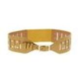 Ceinture large clous, JG-50 Jaune - 8318-37290