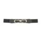 Ceinture boucle bombé, élastique Dark grey - 1897-37295