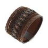  Braided cuff Bracelet LELIE Brown - 10208-37333