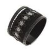 Bracelet manchette tressé LELIE Noir - 10208-37334