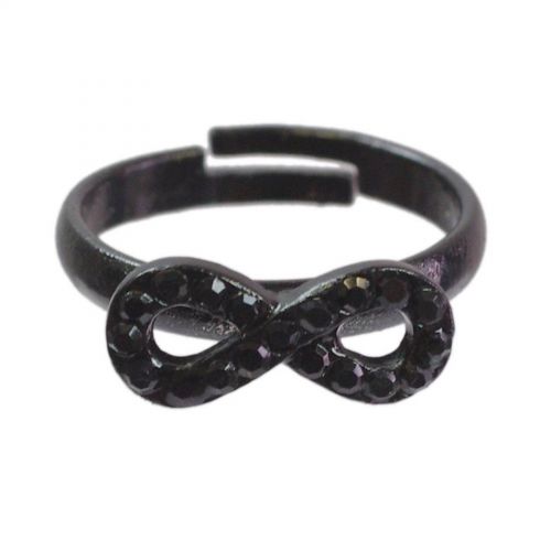 Bague fantaisie, Noeud Papillon, Negro - 5250-37357